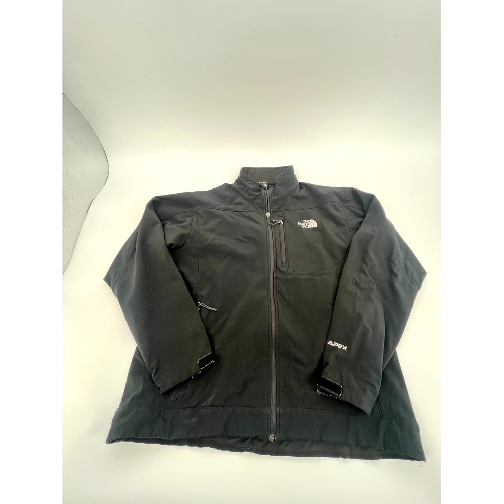 The North Face Apex Bionic 3 Jacket Mens Large Black Full Zip Water Repellent